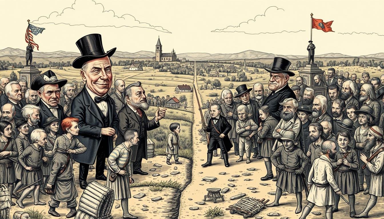 How Civil War Cartoons Critiqued Social Class and Inequality