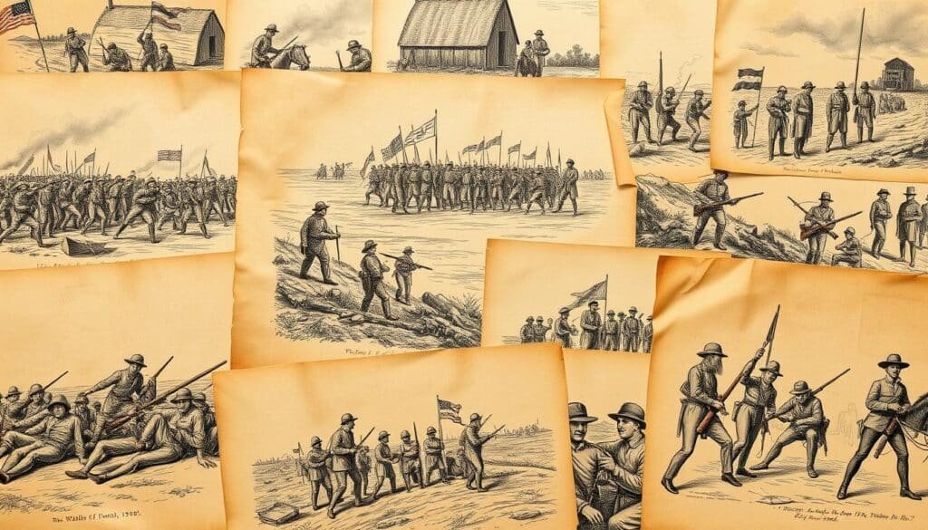 Rediscovered Civil War Drawings