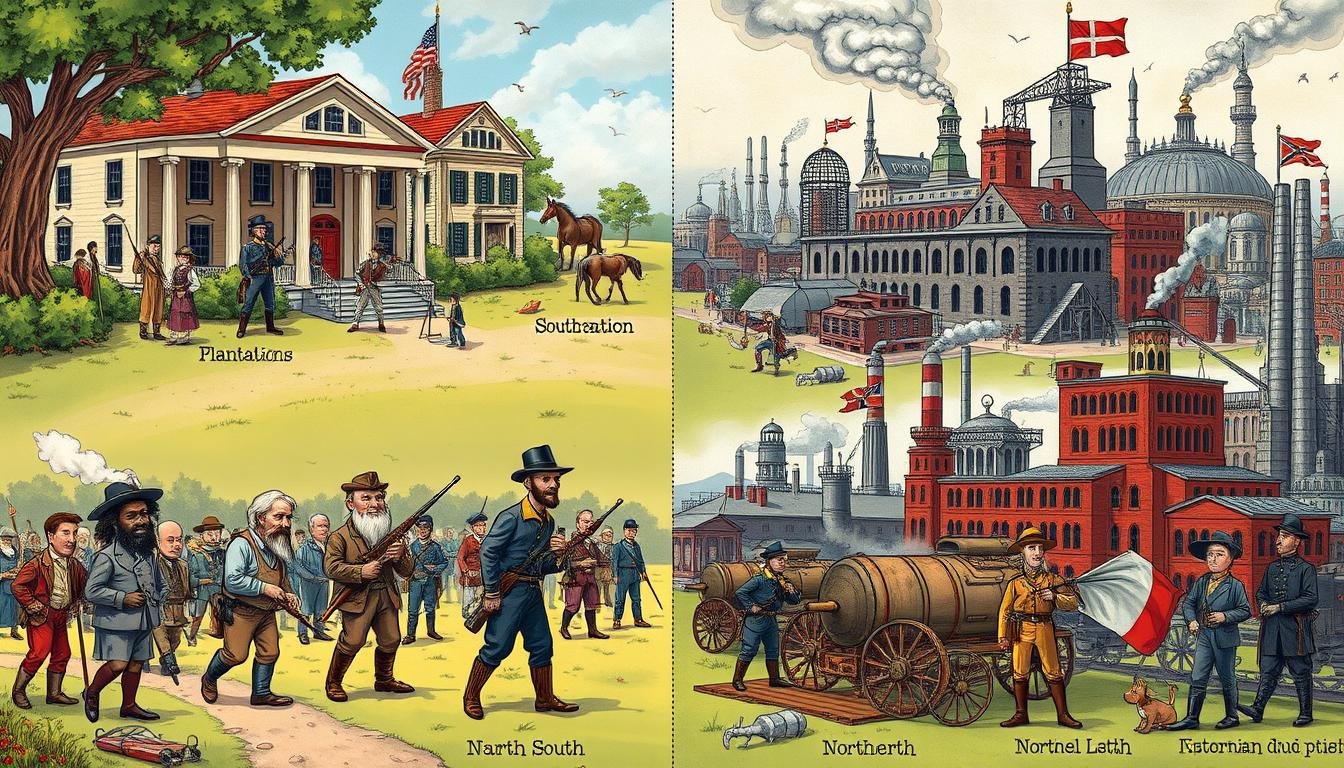 Regional Differences in Civil War Cartoons